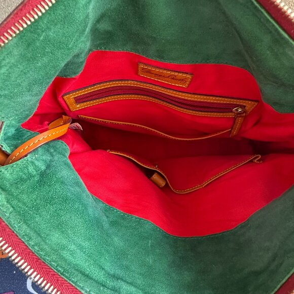 Dooney & Bourke Florentine Satchel | Brown Color: Natural - Picture 4 of 7